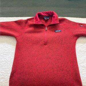 Patagonia Vibrant Red Fleece Pullover